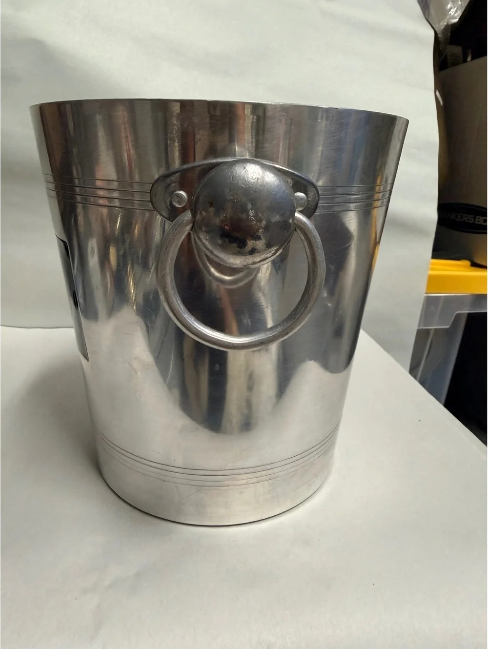 Great Western Champagne Stainless Steel Ice Bucket From France